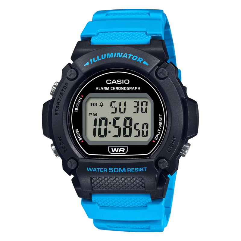Reloj Casio Digital W-219H-2A2V
