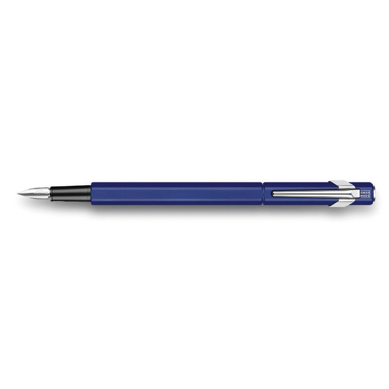 Pluma Fuente Caran d'Ache 849 Metal Blue