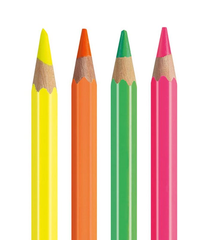 Caran dïAche Set de 4 l pices fluorescentes Maxi