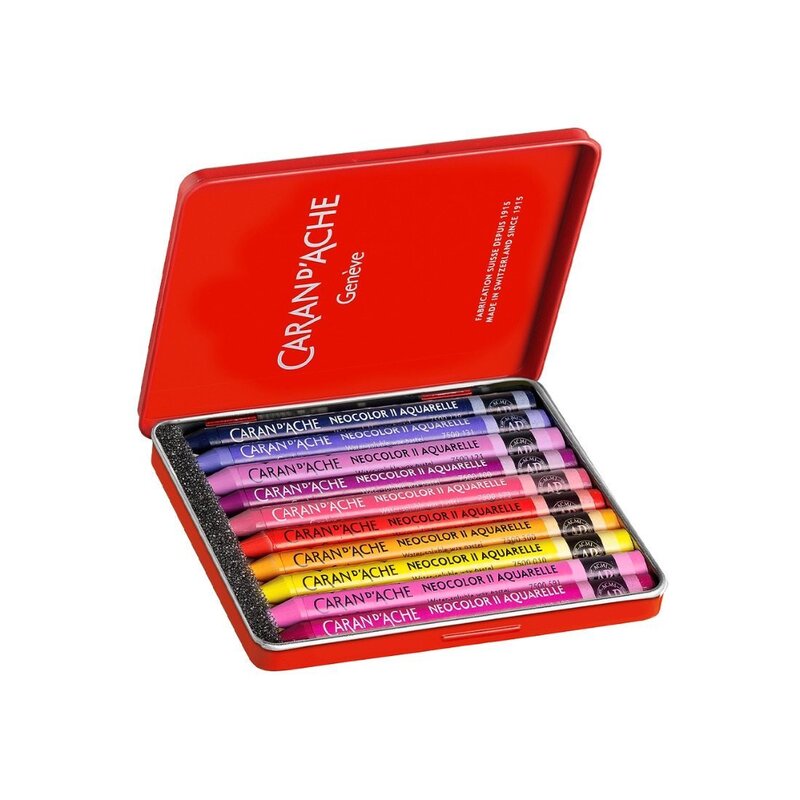 Caja de 10 Pasteles Acuarela NEOCOLOR? II Edici¢n Especial