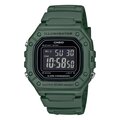 Reloj Casio W-218h-3bvcf Illuminator-verde Negro