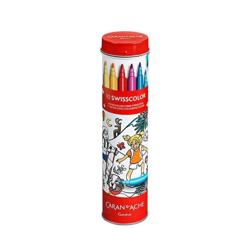 Rotuladores Caran d'Ache Swisscolor 10