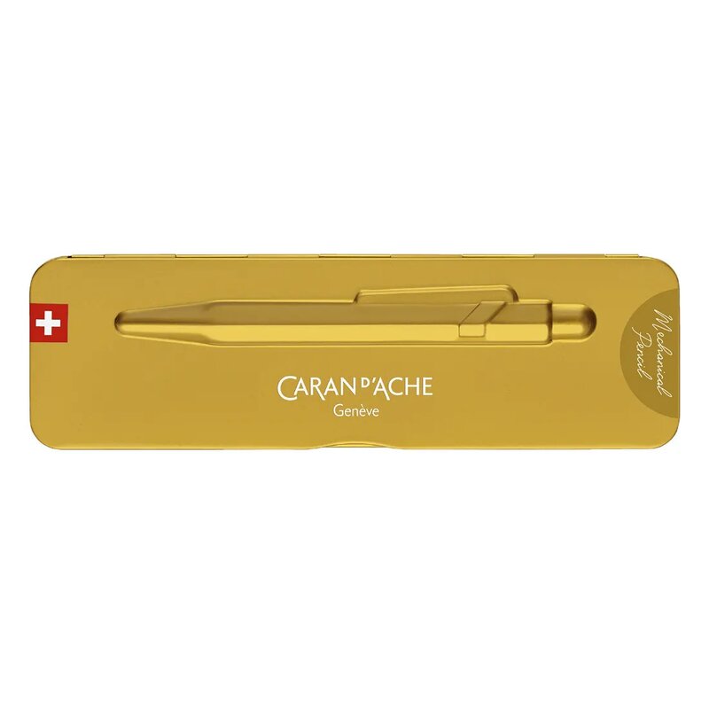 Portaminas Caran D'Ache 849 Premium Goldbar