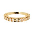 Churumbela Oro Amarillo de 14K con Diamantes