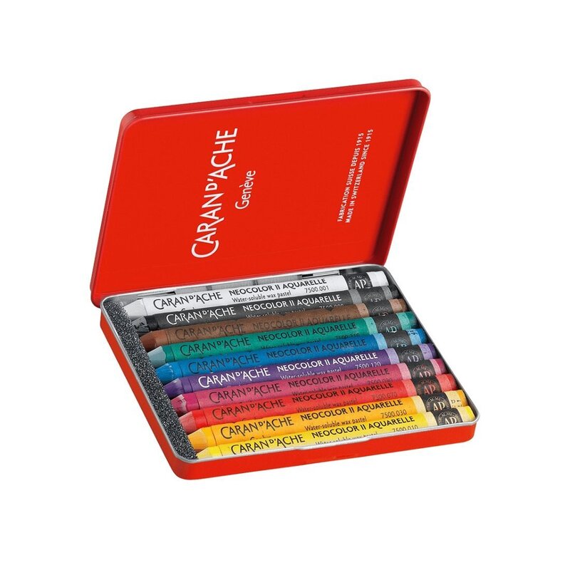 Caja de 10 Cera Pastel Caran d'Ache Neocolor