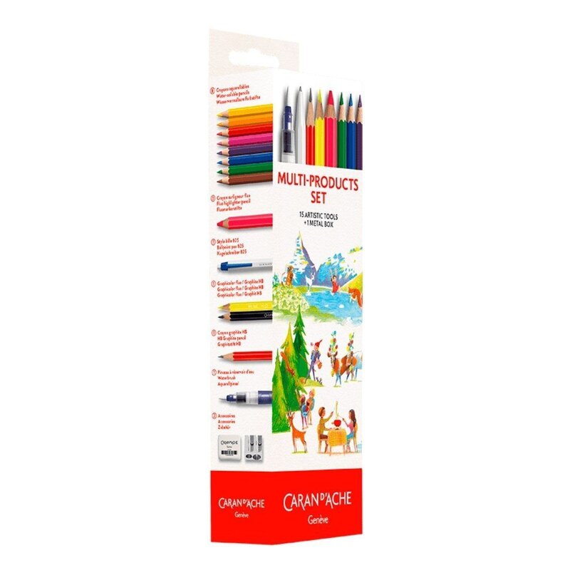 Set multiproducto de 16 piezas Caran d'Ache