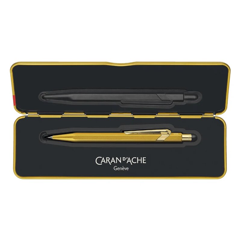 Portaminas Caran D'Ache 849 Premium Goldbar